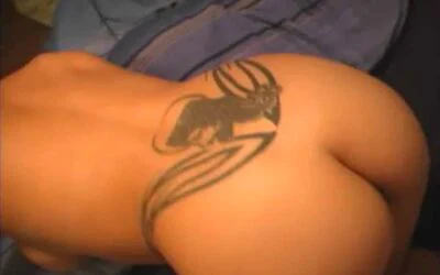 Jesus Tramp Stamp Tattoo