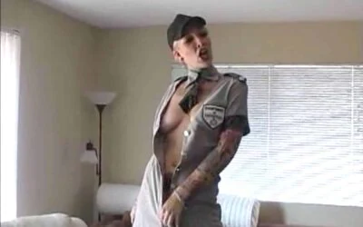 Punk Girl Slutty Cop Costume