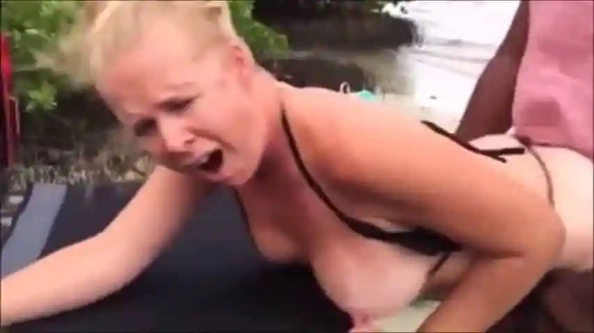 wife fucked hard by stranger at the beach