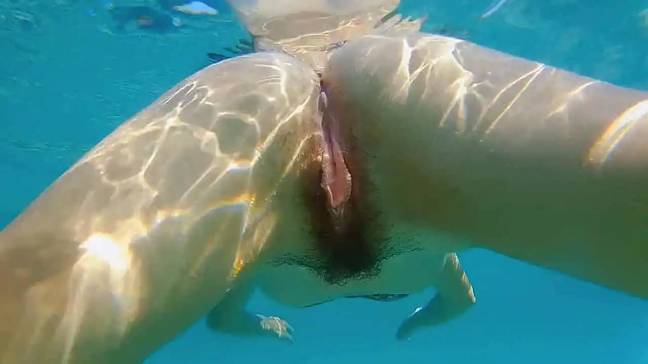 Close Up Vagina Under Water