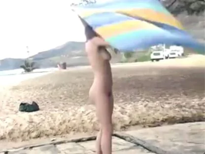 Workers In Truck Caught Her Naked At Beach Parking Lot