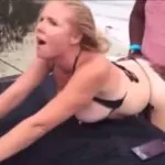 wife fucked by stranger in back of pickup truck by the lake